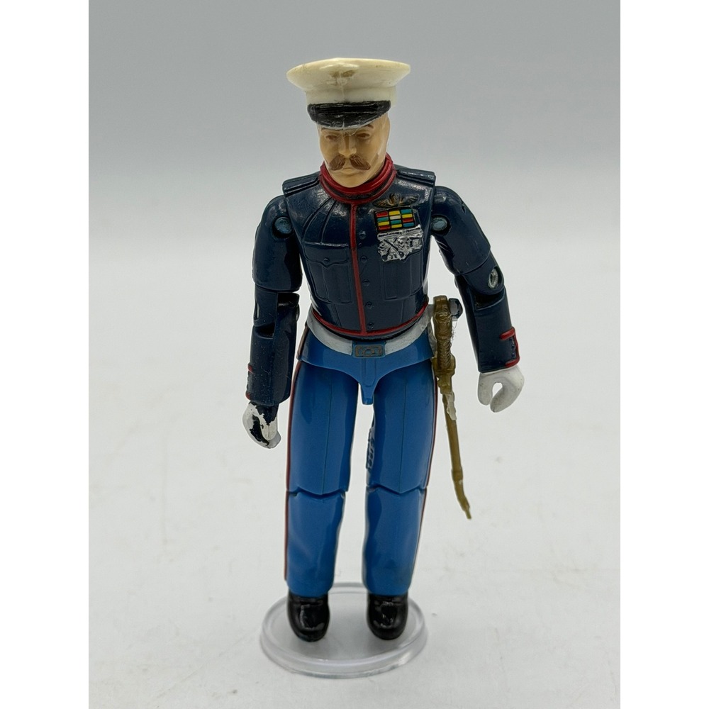 Vintage 1987 GI Joe Gung-Ho Marine Dress Blues Action Figure Sword Accessory